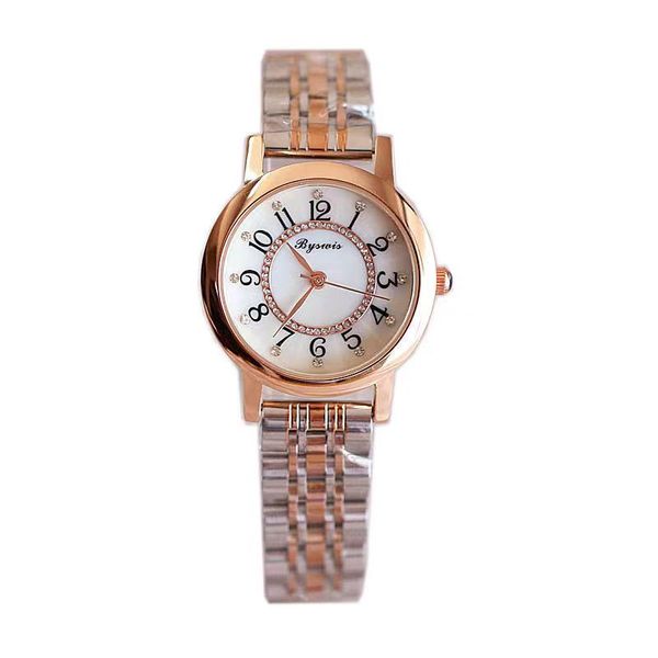 Orologi da donna di lusso Orologio digitale versatile di design Orologio da donna con cinturino in acciaio inossidabile al quarzo impermeabile alla moda con diamanti fdbhf