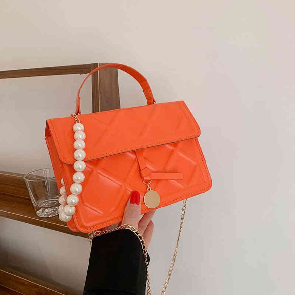 

fashion luxury bag wholesale chain handbag women's 2022 new trend msenger leisure simple prsed shell single shoulder small