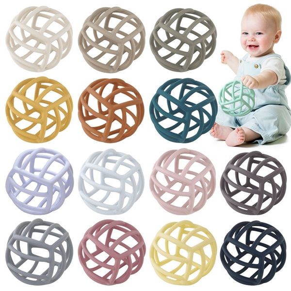 

customized soft silicone kids teether products creative teething infant chewing toy transformable nursing gift for baby teethers 220602