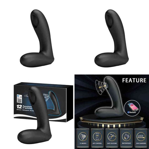 NXY vibratori sessuali controllo app vibratore massaggio prostatico plug anale prodotto interattivo per coppie giocattoli adulti vibranti vaginali 1125