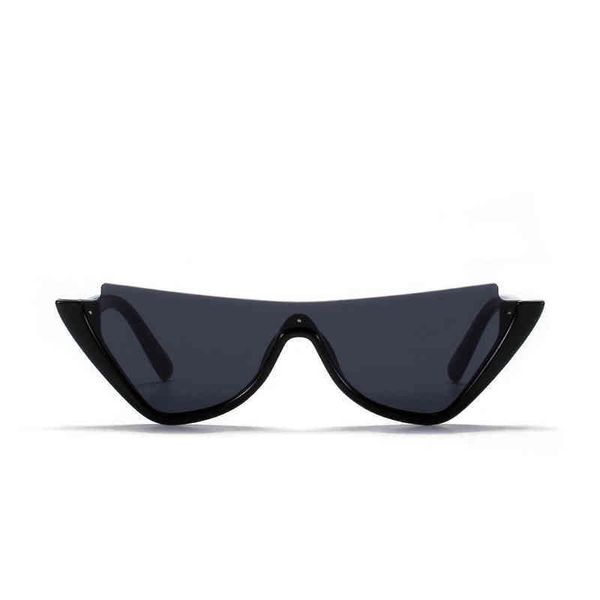 

k019 fashionable sunglass men's and women's half frame glass, White;black