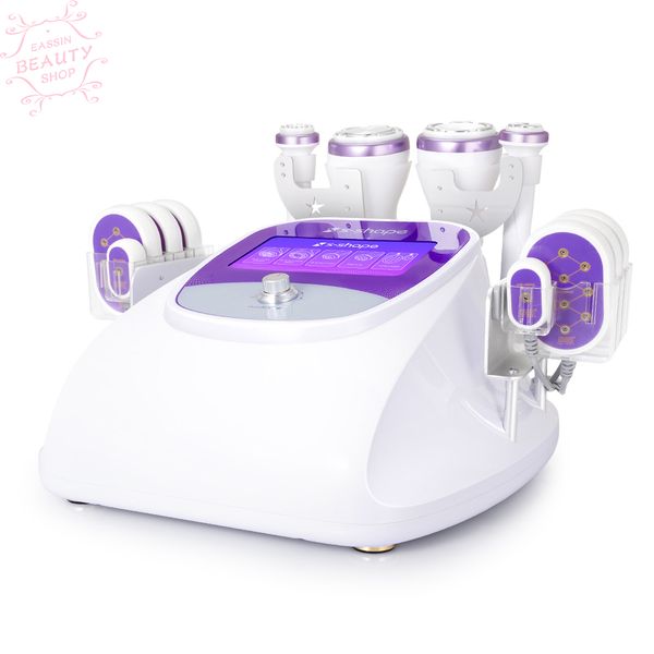 

6 in 1 ultrasonic cavitation 30k 2.5 vacuum rf slimming fat loss el face lift led laser machine