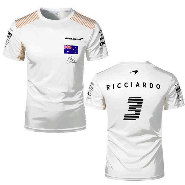 

spring summer f1 t shirts formula one mclaren team racing car 3d print men women sports casual o-neck t-shirt kids tees jersey 94s6, White;black
