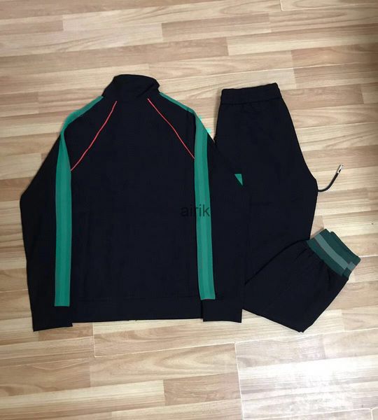 

21ss designer luxury tracksuits mens golden tracksuit jacket outwear sweatshirt suit europe zipper classical letter print sportwear pants, Gray