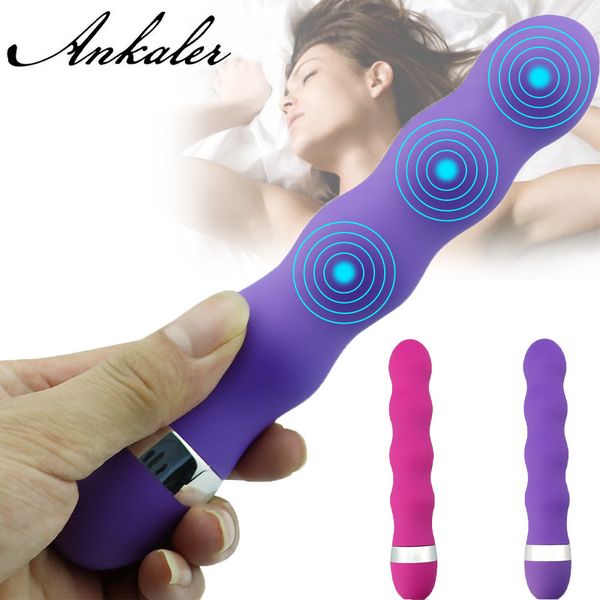 Massaggio Multi-Velocità G Spot vibratore vaginale clitoride butt plug anale giocattoli erotici del sesso per coppia donna uomo adulto femminile negozio di prodotti