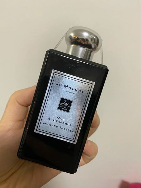 

ship dhl jo malone london perfume 100ml black bottle cologne intense myrrh tonka oud bergamot velvet rose fragrance long lasting smell man w