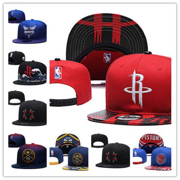 

men denver''nuggets''houston''rockets''hat detroit''pistons''hat charlotte', Black;white