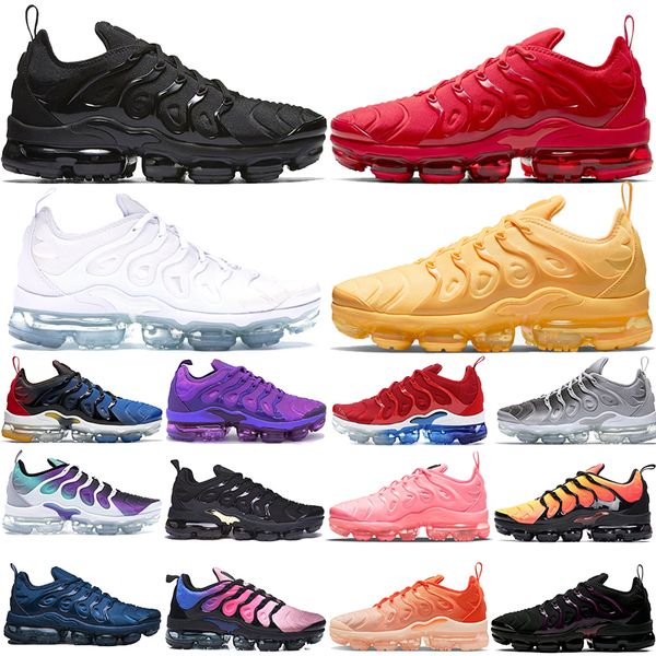 

tn plus running shoes mens black white volt orange gradients cherry red cool wolf grey neon green olive usa blue fury tns mens womens