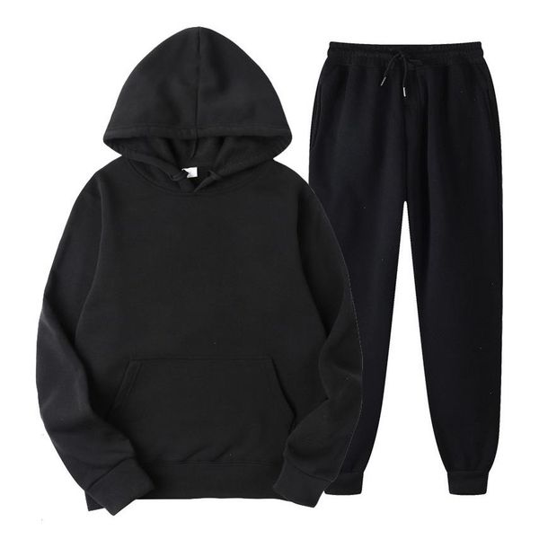 

mens sets casual hooded jackets fashion male set warm tracksuit sportswear hoodies pants coat jacket men long sweatshirt, Gray