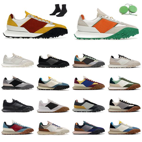 

xc-72 x casablanca men casual shoes castlerock red yellow orange green multi-color black white sail luxury women designer sneakers, White;red