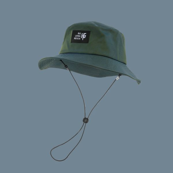 Chapéu de balde colorido a laser para mulheres masculinas refrescante chapéu de sol para esportes ao ar livre embalável de secagem rápida boné de pescador Street Hop Boonie 220701
