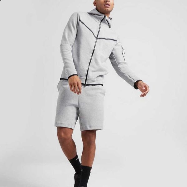 

mens designers comfortable tracksuits letter print fleece sweatsuits fashion hommes jogger cotton hooded hoodies casualsportswearmd1x, Gray