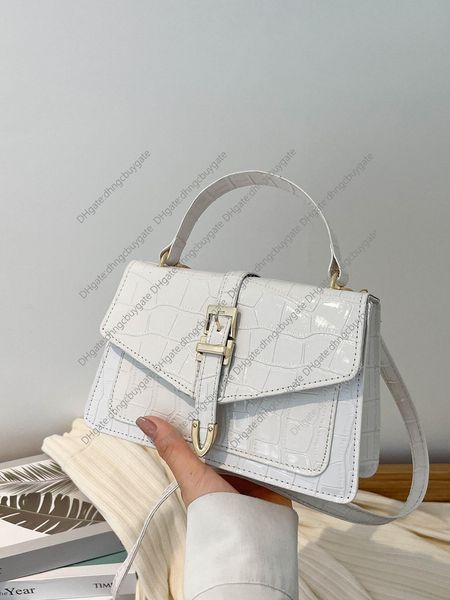 

bag crocodile designer embossed flap square handbag leather luxury brand fashion wallet crossbody bag handbag leather