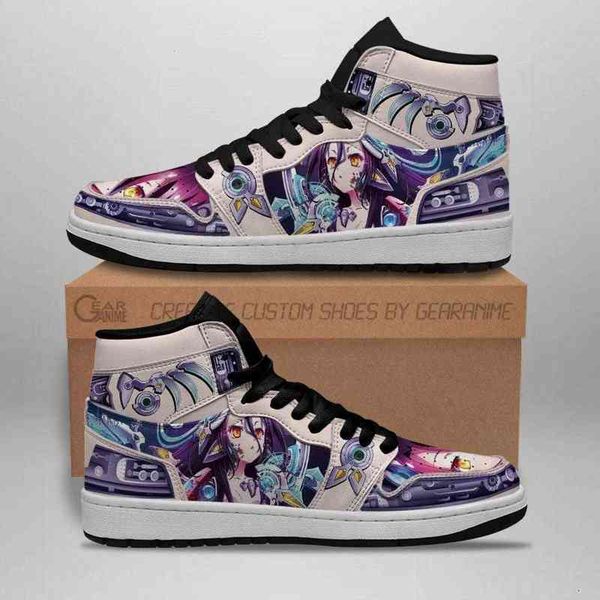 

shuvi no game life the movie zero sneakers anime fan, Black