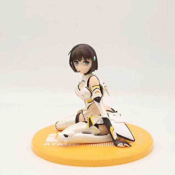 

huiya01 japanese anime alphamax ragna strike angels anemori ayano 1/7 sitting ver pvc action figure model collection toys doll gift q0722