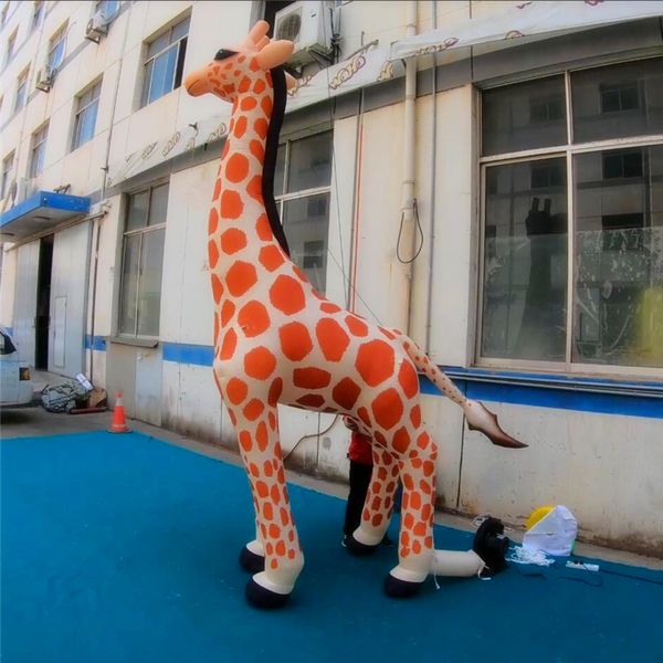 Simulation aufblasbare Giraffe Schlauchboote Ballon Elefant für Außendekoration