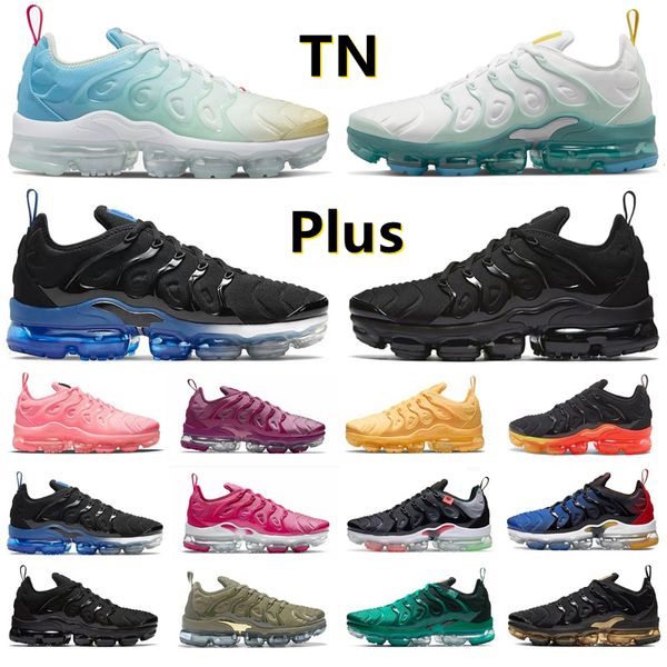 TN Plus Mens Running Shoes Desde 1972 Gradientes Laranja Balanço Bubblegum Yolk Amarelo Cherry Triple Preto Royal Platinum Homens Homens Treinadores Esportivos Sapatilhas