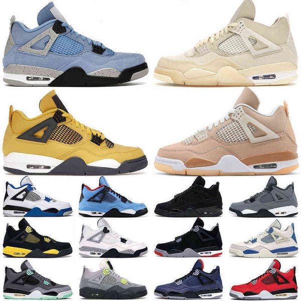 

men women outdoor shoes jumpman 4s 4 shimmer red thunder desert moss cool grey university blue white oreo black cat bred mens trainers