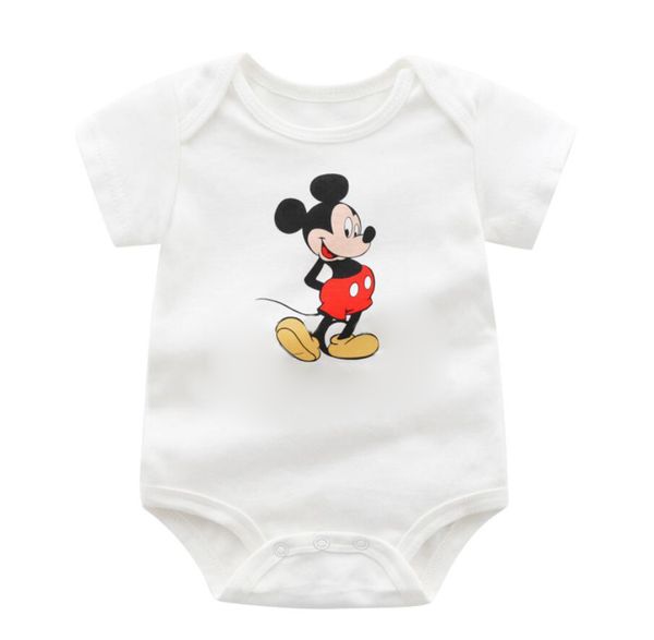 

clothing sets baby jumpsuit baby vest triangle rompers cotton newborn, White