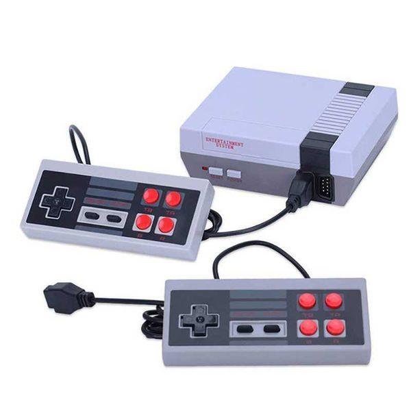Oyun Taşınabilir Oyuncular 500'ü 1 arada NES 8 bit mini klasik oyun konsolu Kırmızı ve beyaz makine