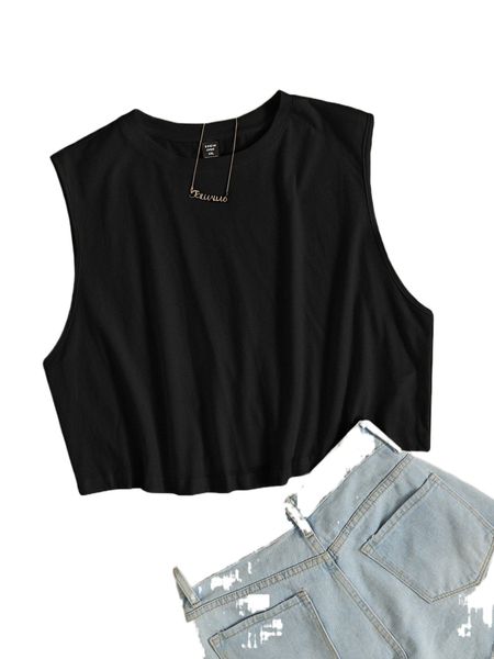 

plus solid tank 20do#, Black