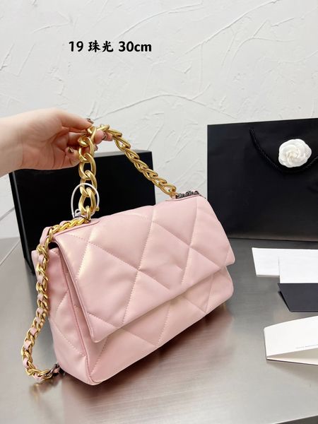 

designers shoulder bag luxury tote purse handbag message bags cluth brand classic genuine leather crossbody original box chain 30cm