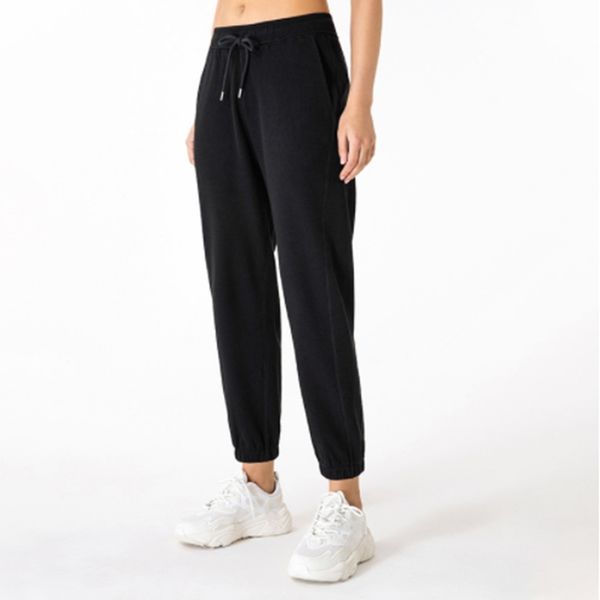 

lulu sport new pant women's yoga leggings casual pants fitness sports running legs waist all-match trousers summer exercise athletic le