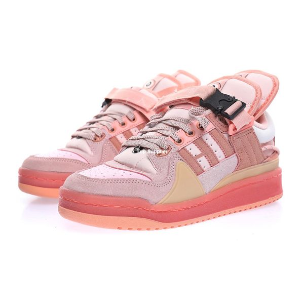

bad bunny forum buckle pink easter egg skate shoes for men skate shoe womens sneakers women sneaker gw0265