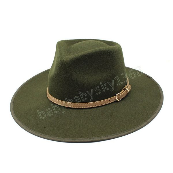 

women cap khaki camel wide brim felt fedoras hats wool vintage dress formal church hat fashionable jazz hats, Yellow