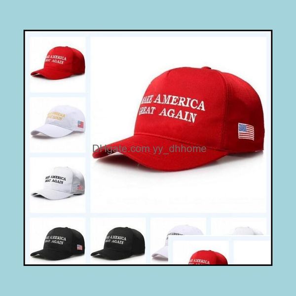 Berretti da baseball Cappelli Cappelli Sciarpe Guanti Accessori moda Make America Great Again Lettera Cappello Donald Republican Snapback Sport Baseball Usa