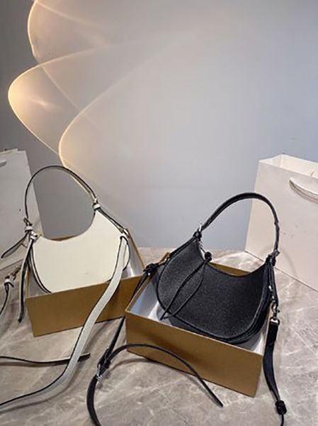 

womens half moon bag small transparent one shoulder portable designer minority style simple commuting multifunctional eternal classic durabl