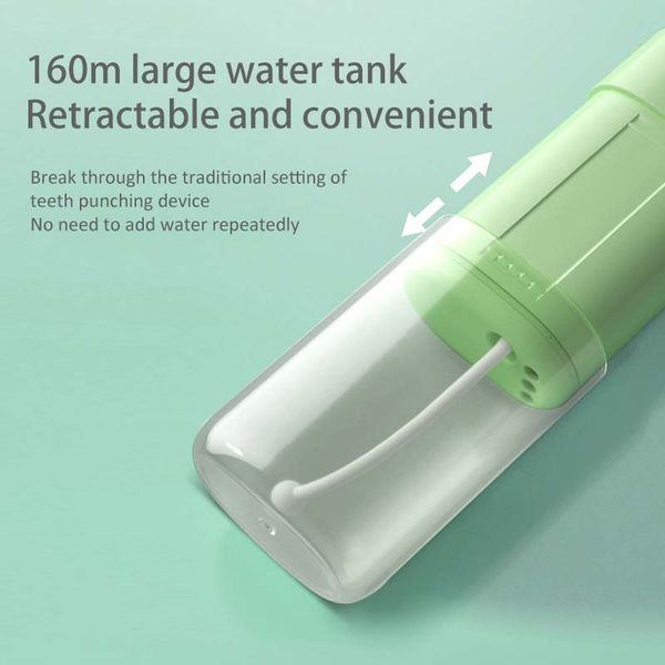 

uofenna w2 portable oral irrigator water flosser usb rechargeable dental water jet tank waterproof teeth cleaner perfections