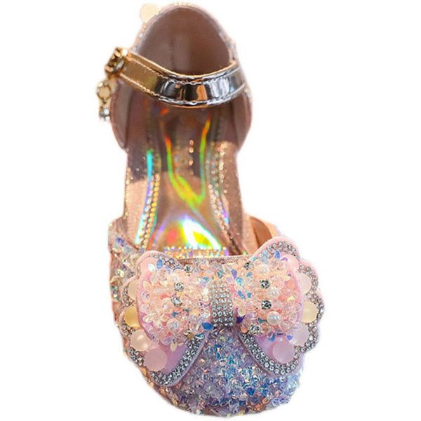 

girls shoes kids sneakers casual children footwear children shoe fashion crystal princess spring and summer e1405, Black;red