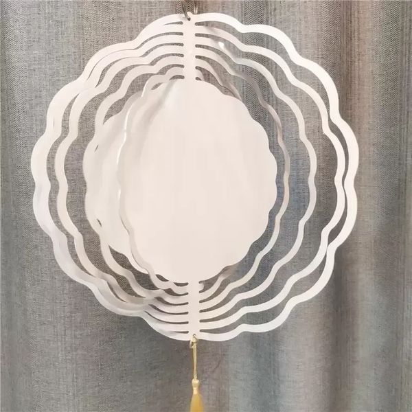 

sublimation wind spinner sublimat metal painting 10inch blank metal ornament double sides sublimated blanks diy christmas home decoration fy