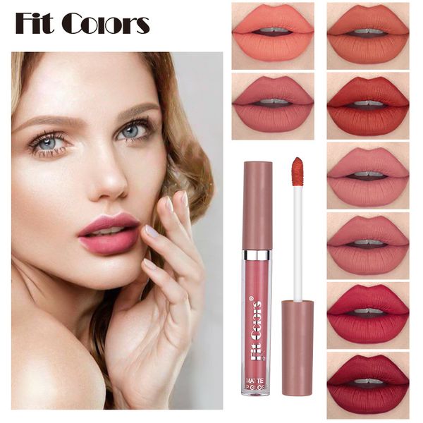 

8 colors nude lip gloss matte liquid lipstick long lasting waterproof makeup lip tint red lipgloss cosmetics 1919