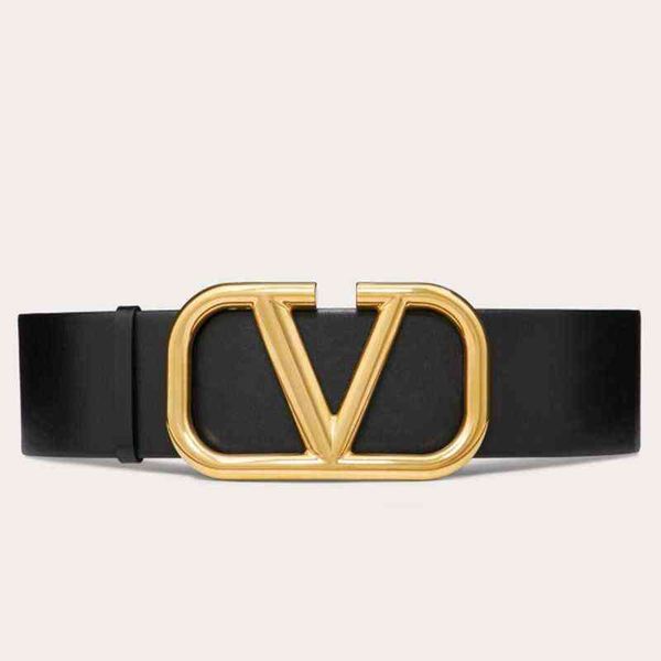 

leather women's belt with large v-shaped buckle and skirt windbreaker simple versatile decoration waist closure i, Black;brown