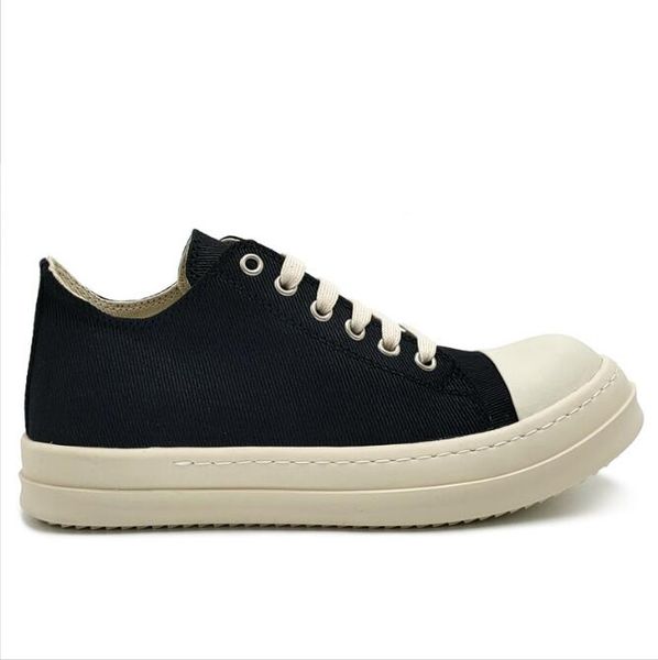 

dress shoes rick black thick bottom increase dark owens mens canvas casual short boots female board retro dissol shoes