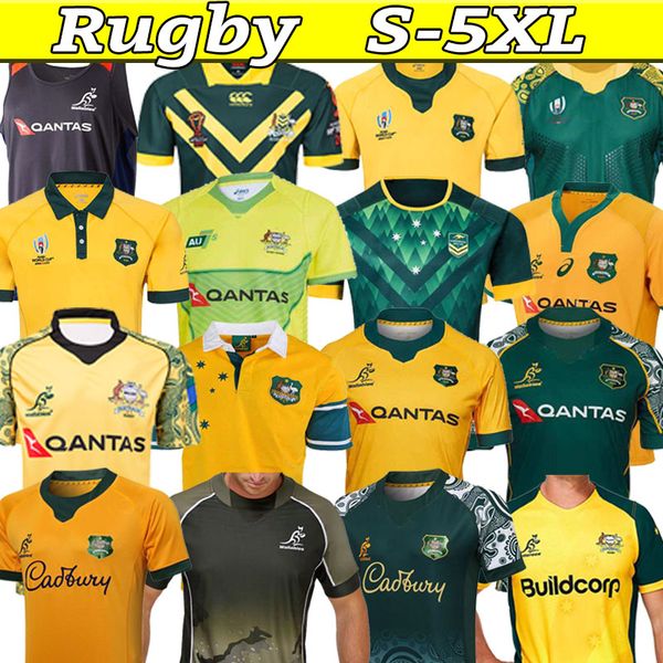 

1999 2021 australia rugby league jersey world cup home away game court special edition vintage souvenir edition sevens vest t-shirt retro 20, Black;gray