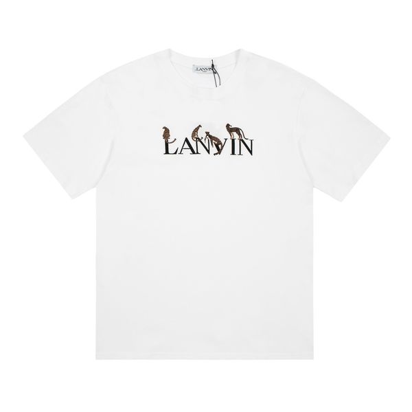 

men's t-shirts tiger limited heavy industry embroidery short sleeve, White;black