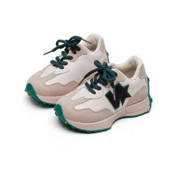 Hot 2022 Scarpe da bambino Scarpe sportive per bambini per ragazze dei ragazzi Baby Toddler Kids Flats Sneakers Fashion Casual Infant Soft Kids Shoes G220527