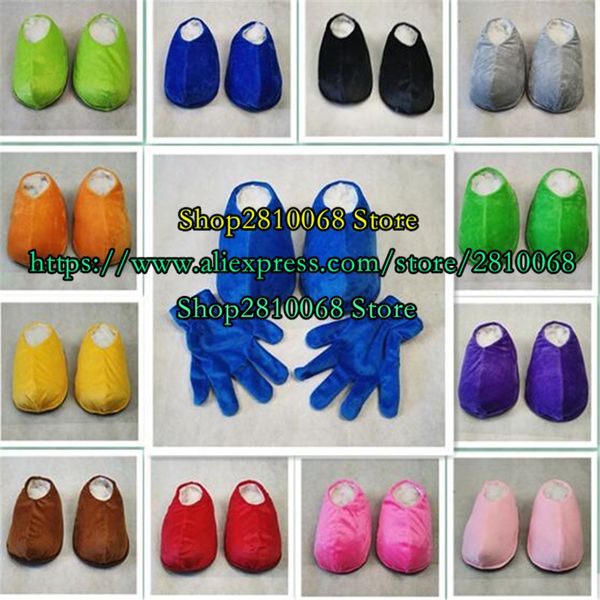 Maskottchenpuppenkostüm Anpassbares Maskottchenkostüm Handschuhe und Schuhe Spielparty Erwachsene Größe Halloween Karneval Hochzeitsfeier 32 Farben