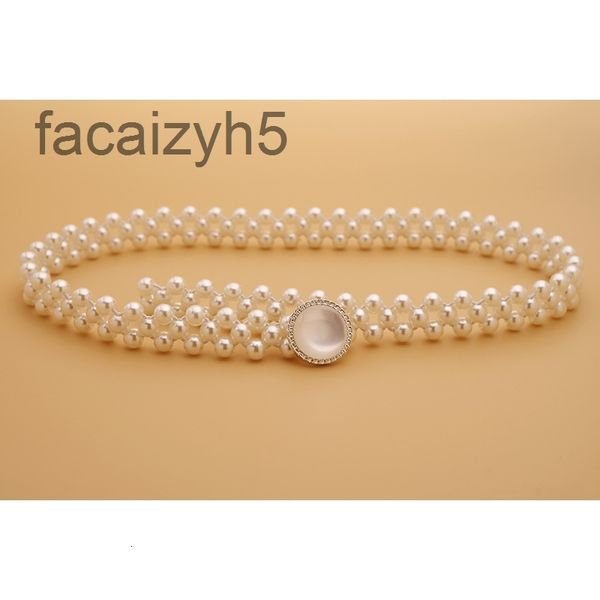 

belts designer beltnew pearl belt decoration elastic waist chain girls fashion dress with beltmf892020, Black;brown