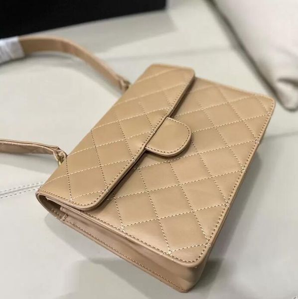 

sw lades brand designer bags solid color genuine leather flip mini shoulder bag luxury gold-tone metal chains diamond quilted crossbody bags