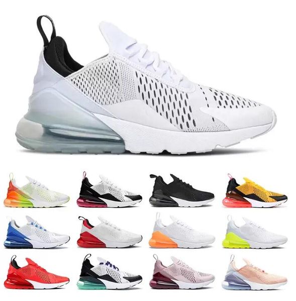 

wholesale retail 2022 dress shoes 270 triple white black women men mens trainers outdoor casual sneakers