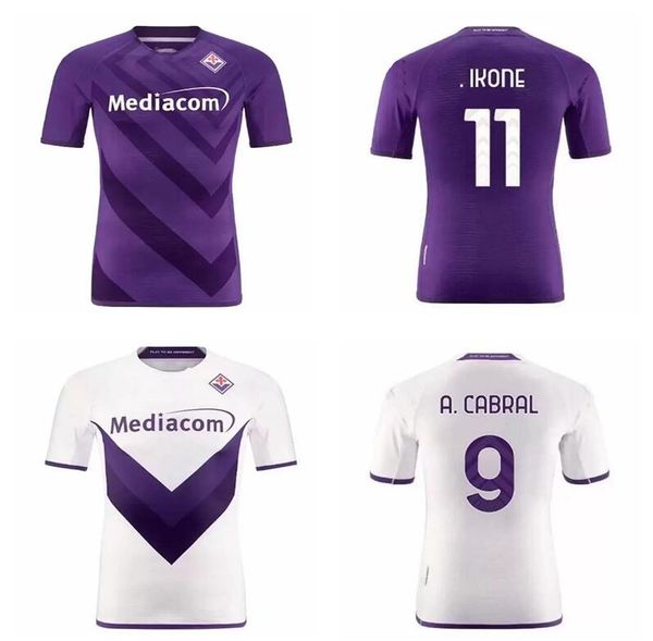 

2022 2023 florence soccer jerseys 22 23 fiorentina benassi biraghi chiesa simeone ribery men kids kit football shirts, Black;yellow