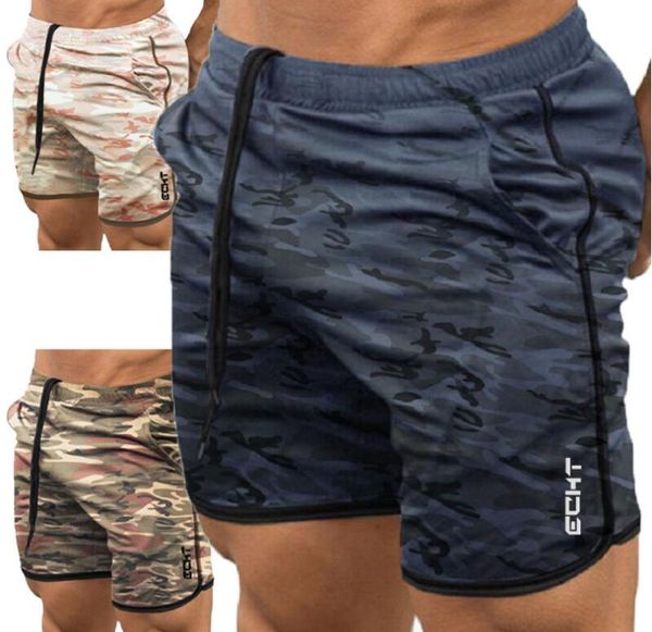 Pantaloncini da uomo nuovi Pantaloncini sportivi per muscoli fitness traspiranti color mimetico che corrono pantaloni ad asciugatura rapida estate attillati per il tempo libero taglia M - 2XL