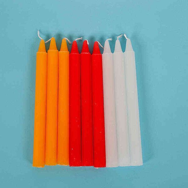 

factory outlet household 1.2cm red and white smokeless candle buddha emergency lighting bar restaurant worship