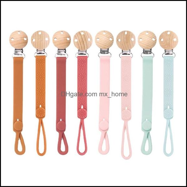 

pacifiers new baby sile bead teethe pacifier beech clip chain infant nipp dh8dy