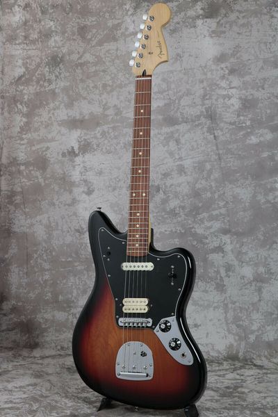 

player series jaguar 3-color sunburst pau ferro electric guitar