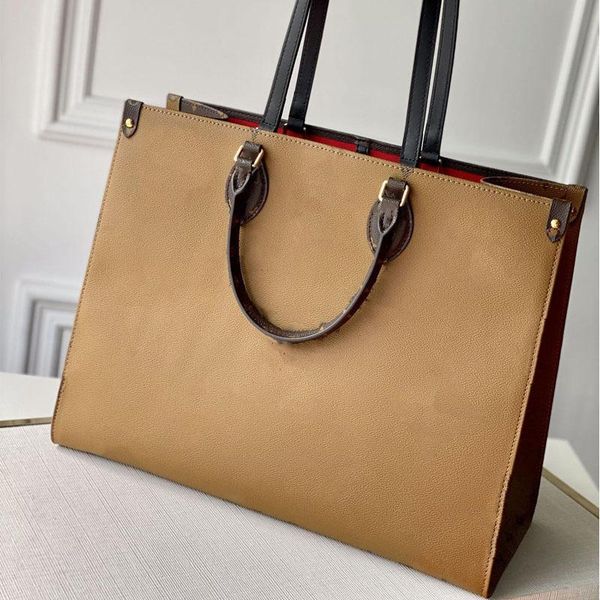 

onthego handbags women leather shoulder bags leopard splicing crossbody bag messenger bags designers handbag tote purse